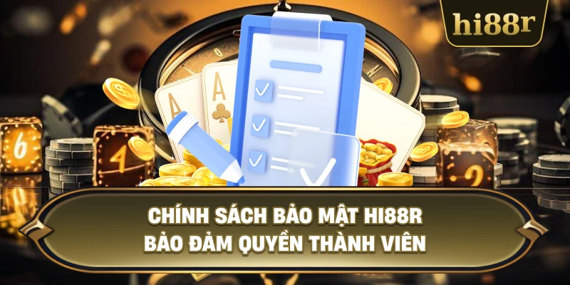 Chính Sách Bảo Mật Hi88R Bảo Đảm Quyền Thành Viên